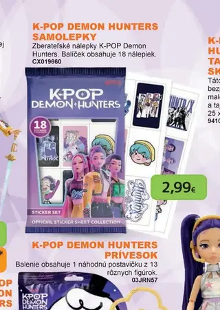 K-POP Demon Hunters Samolepky