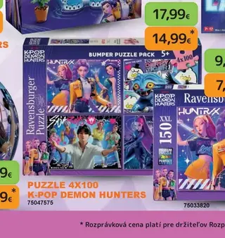 Puzzle 4x100 K-POP Demon Hunters