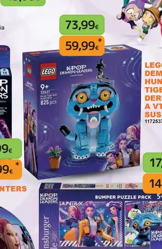 LEGO - KPOP Demon Hunters Tiger Derpy a vták Sussie