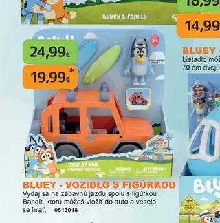 Bluey Vozidlo s figúrkou