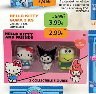 Hello Kitty guma 3 ks