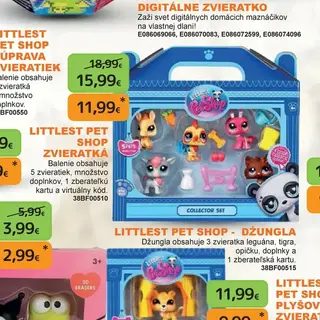 Littlest Pet Shop zvieratká 5 zvieratiek