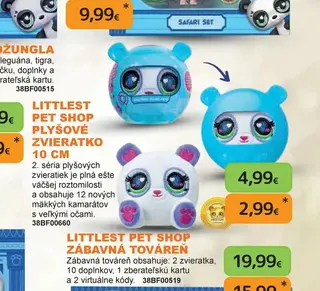 Littlest Pet Shop plyšové zvieratko 10 cm