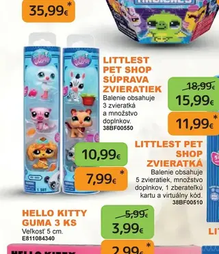Littlest Pet Shop súprava zvieratiek