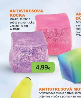 Antistresová kocka 9 cm