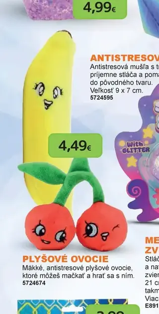 Plyšové ovocie