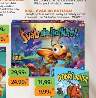 Hra Šváb do kotlíka