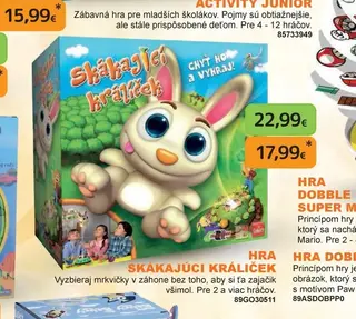 Hra Skákajúci králiček