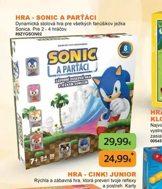 Hra Sonic a parťáci