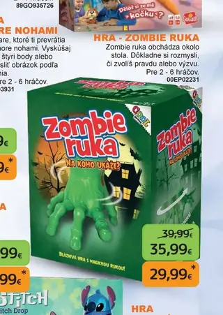 Hra Zombie ruka