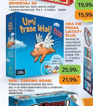 Hra Vie prasa lietať? Plus