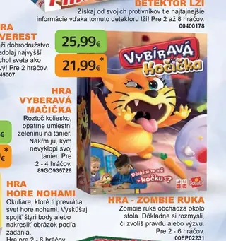 Hra Vyberavá mačička