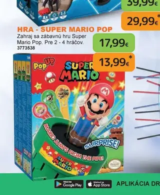 Hra Super Mario Pop