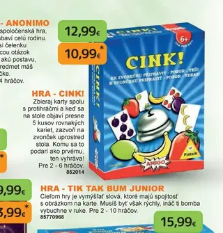 Hra Cink!
