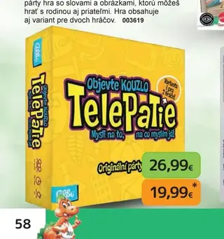 Hra Telepatia