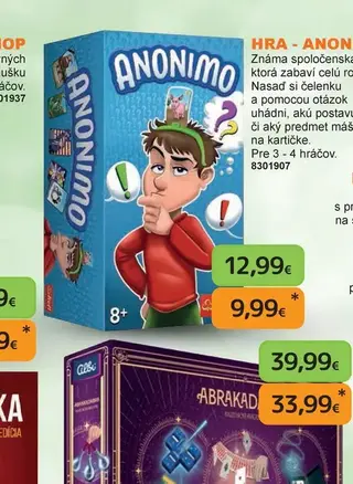 Hra Anonimo