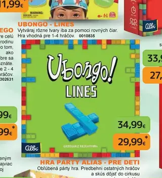 Hra Ubongo! Lines