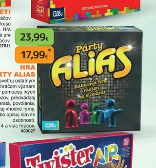 Hra Párty Alias