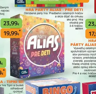 Hra Párty Alias pre deti