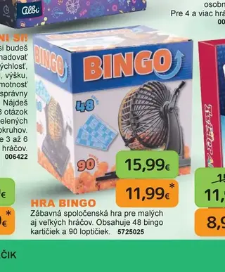 Hra Bingo