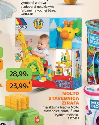 Molto Stavebnica žirafa
