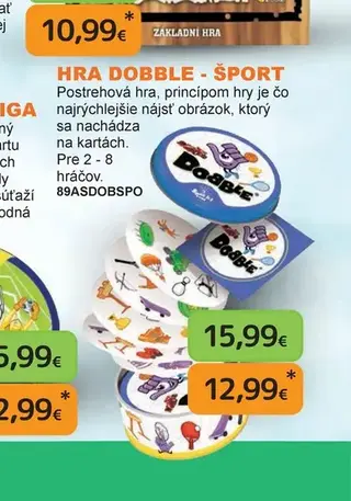 Hra Dobble Šport