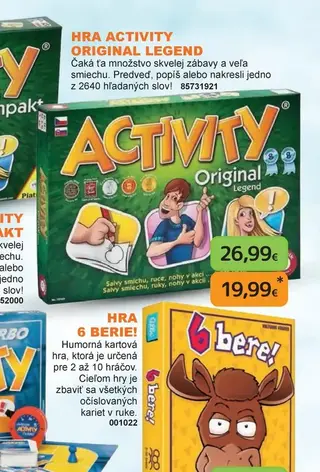 Hra Activity Original Legend
