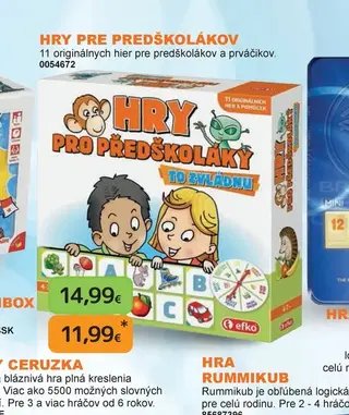 Hry pre predškolákov