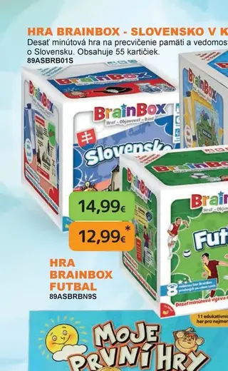 Hra Brainbox - Slovensko v kocke