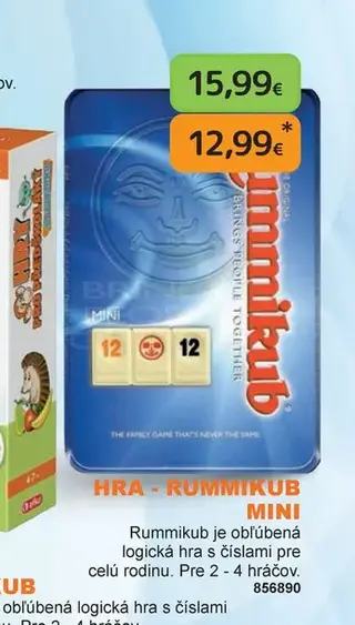 Hra Rummikub Mini