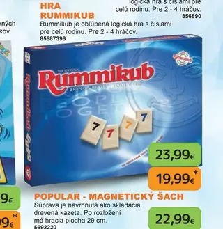 Hra Rummikub
