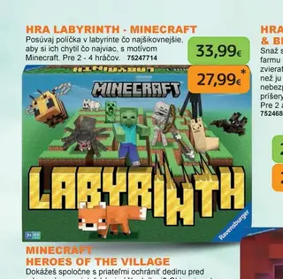 Hra Labyrinth - Minecraft