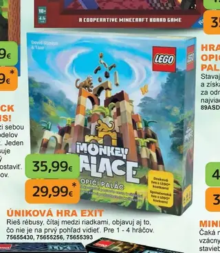 Hra LEGO Opičí palác