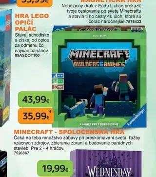 Minecraft - Spoločenská hra