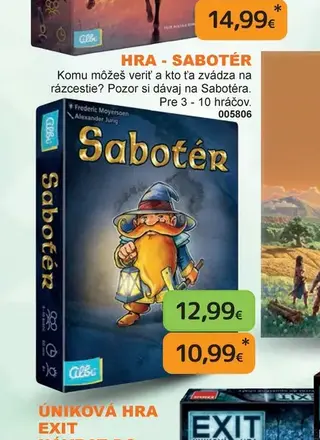 Hra Sabotér