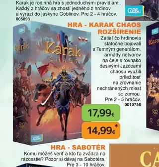 Hra Karak Chaos rozšírenie