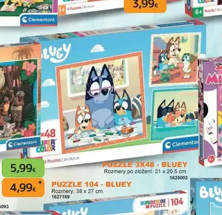 Puzzle 3x48 Bluey