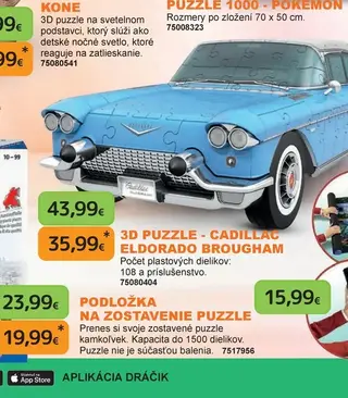 3D Puzzle - Cadillac Eldorado Brougham