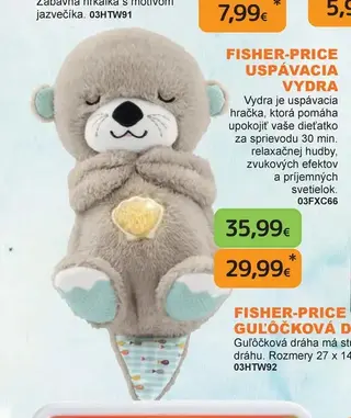 Fisher-Price Uspávacia vydra