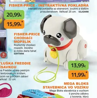 Fisher-Price Chodiaci mopslík