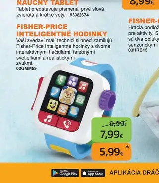 Fisher-Price Inteligentné hodinky