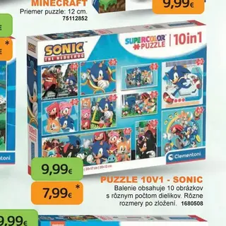 Puzzle 10v1 - Sonic