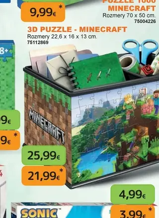 3D Puzzle - Minecraft