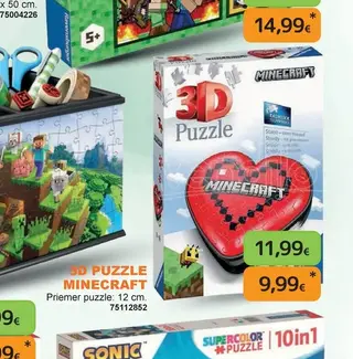 3D Puzzle Minecraft