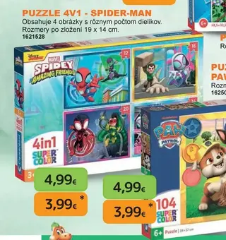 Puzzle 4v1 - Spider-Man