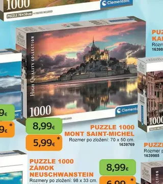 Puzzle 1000 Mont Saint-Michel