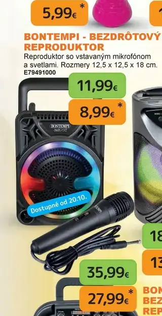 Bontempi Bezdrôtový reproduktor