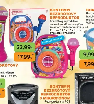 Bontempi Bezdrôtový reproduktor