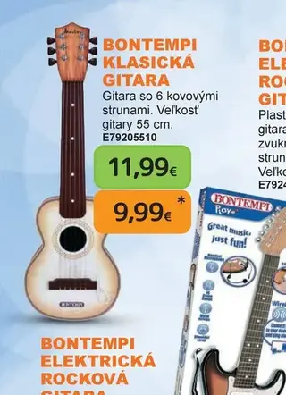 Bontempi klasická gitara