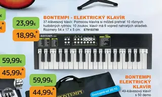 Bontempi elektrický klavír 37 kláves